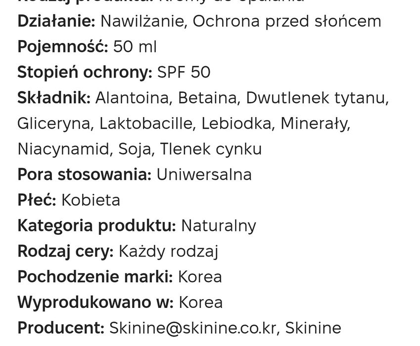 Krem bb nude SPF50+PA+++
