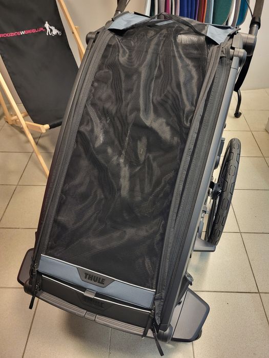 Front moskitiera pojedyncza przyczepka rowerowa Thule Chariot G3