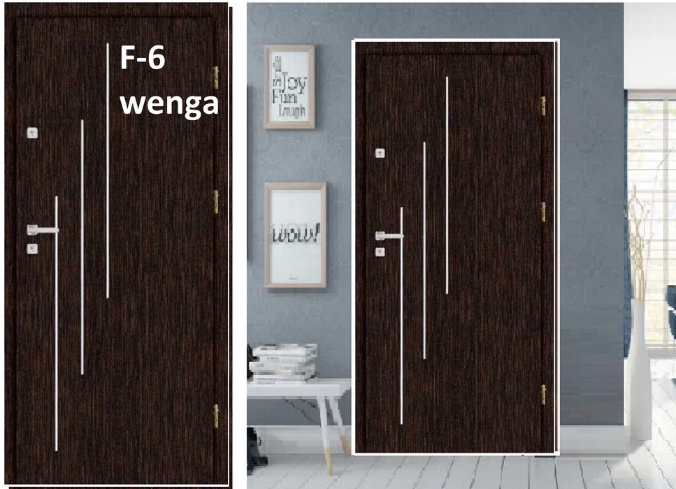 Drzwi ZEWNĘTRZNE drewniane i metalowe z MONTAŻEM ocieplone