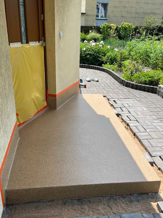 Posadzki żywiczne Epoksydowe Poliuretanowe garaż, hale, korytarze