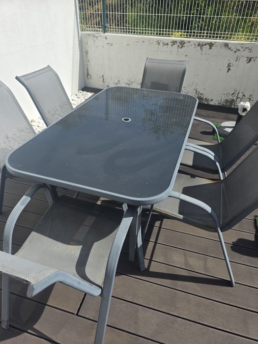 Conjunto refeição jardim