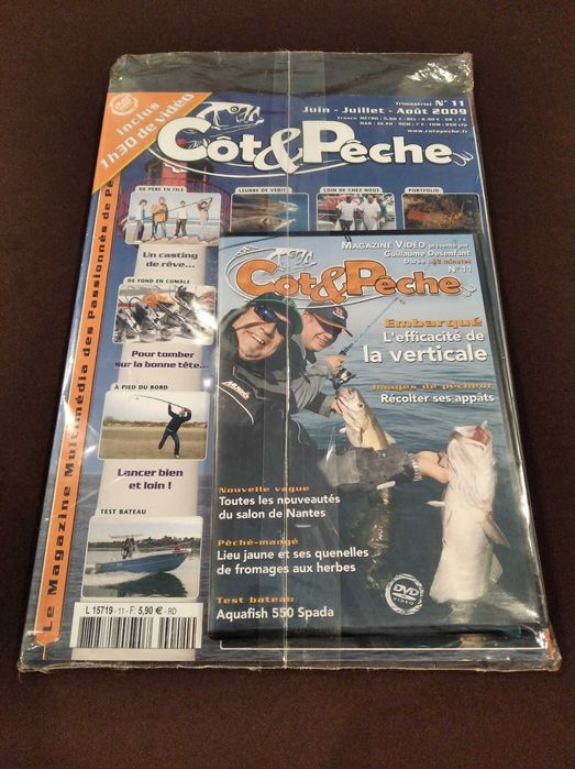 Côt&Pêche nº 11: revista de pesca + DVD