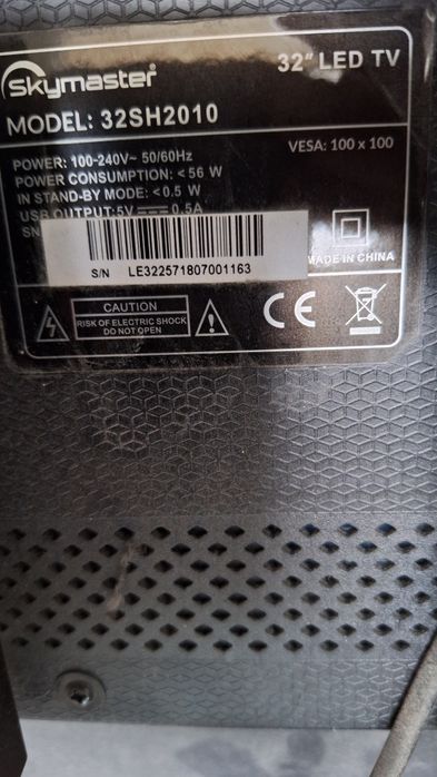 Telewizor SkyMaster 32 cale 32SH2010 plus dekoder pilot