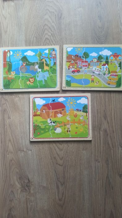 Puzzle drewniane