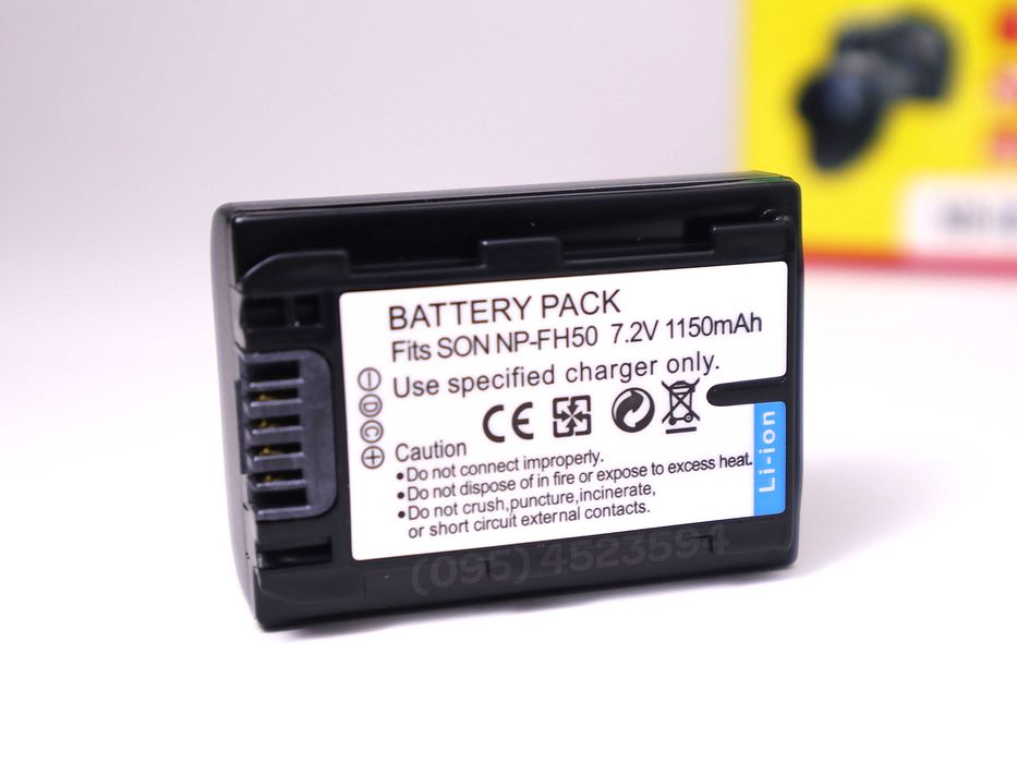 Акумулятор для Sony NP-FH50 NP-FH40 NP-FH30 1150mA батарея аккумулятор