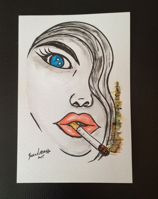 Art original 10x15cm