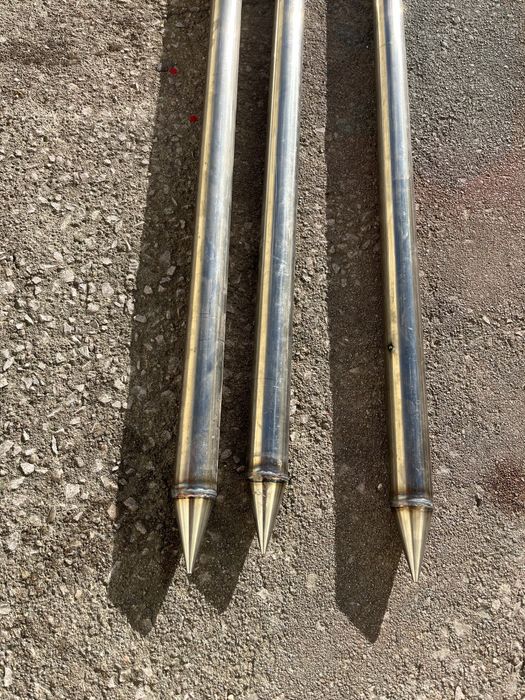 Espetos inox para leitão