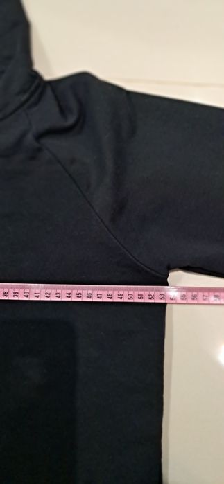 Bluza z kapturem cekiny oversize longsleeve