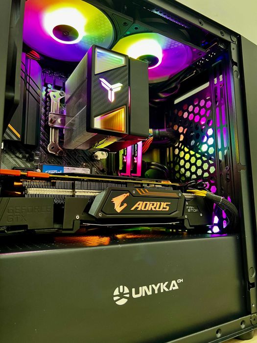 PC GAMING ryzen 5 + gtx 1080 ti 11GB nvme 1TB rgb como novo + garantia