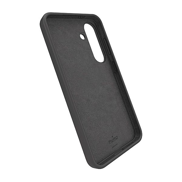 Etui silikonowe Puro Icon do Samsung Galaxy S25 - czarne