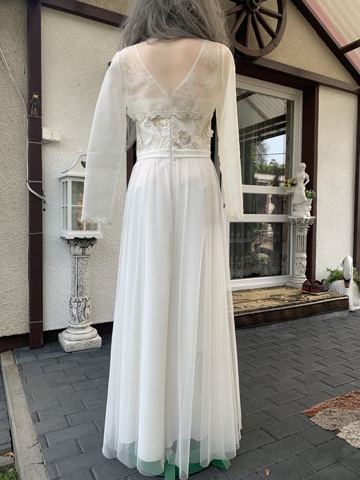 Suknia z bolerkiem i etolą rozm M