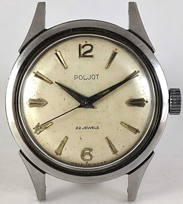 Редкие Полет Poljot 22 jewels. Аналог часов Родина. Нержавеющая сталь.