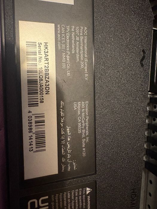 Monitor agon pro