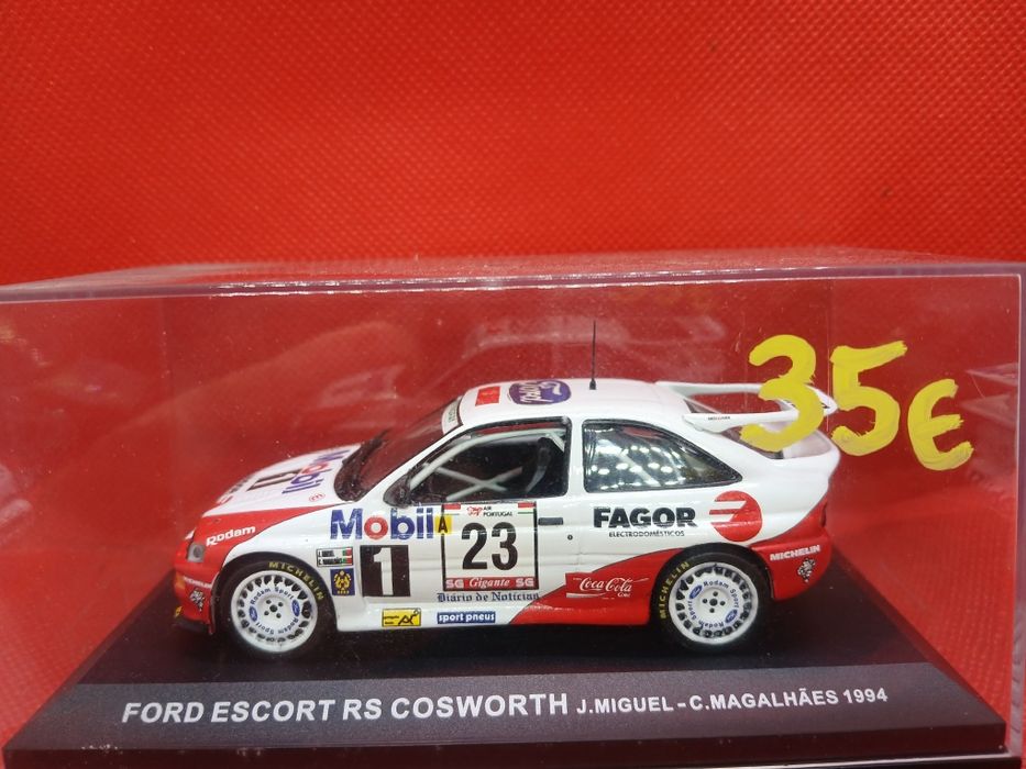 Miniatura 1/43 Ford Escort Cosworth Jose Miguel Rally  de Portugal  1994