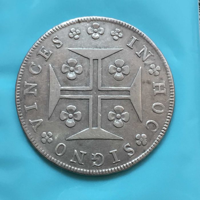 CRUZADO NOVO (480 réis) 1798 (COROA ALTA) - D. MARIA I - prata
