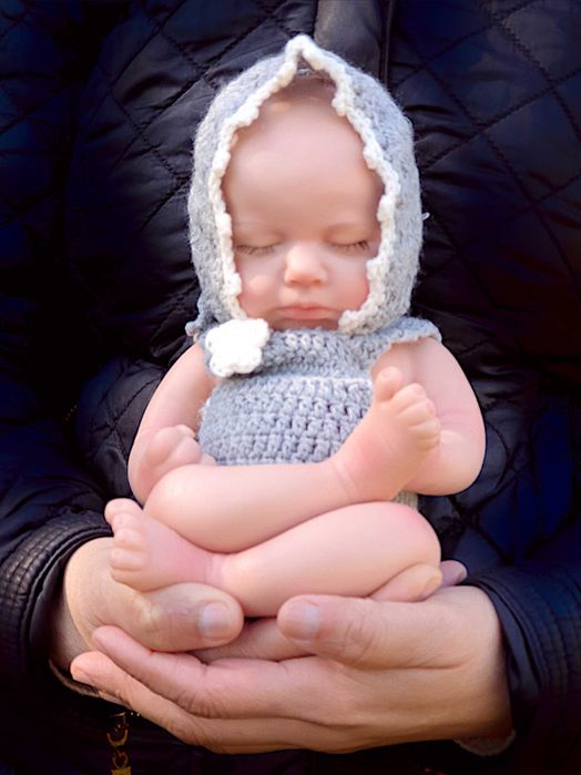 Boneca bebé reborn, verdadeiro silicone inteiro Menina (Novo)