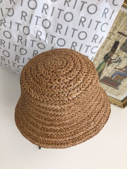 Потрясающая стильная ручной работы Rito Рафія новая размер универс