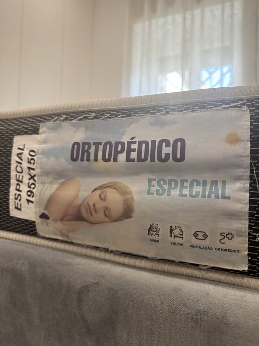 Colchão usado - ortopédico - 150x195 - 18cm altura