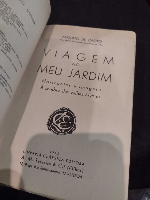 Viagem no Meu Jardim - Augusto de Castro 1943