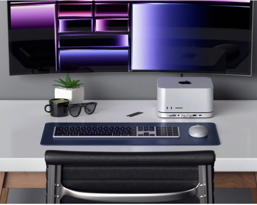 Док-станція Satechi Mac Mini M4 Stand & Hub with SSD Enclosure Silver
