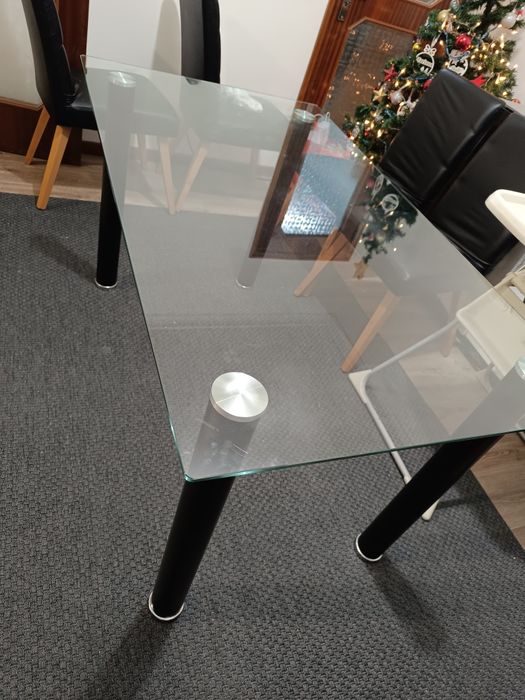 Mesa de vidro 140x80