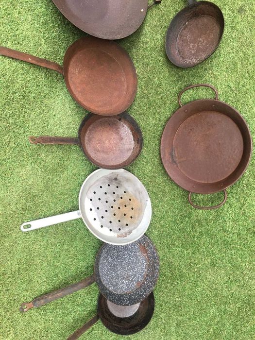 Frigideiras antigas - Para decoração rústica