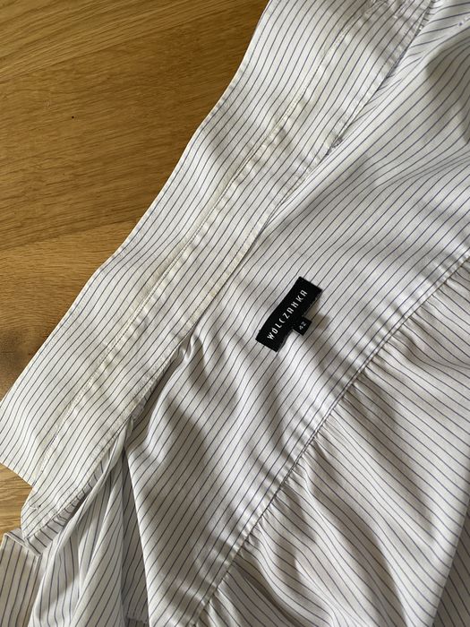 koszula z krotkim rekawem w prazki unisex