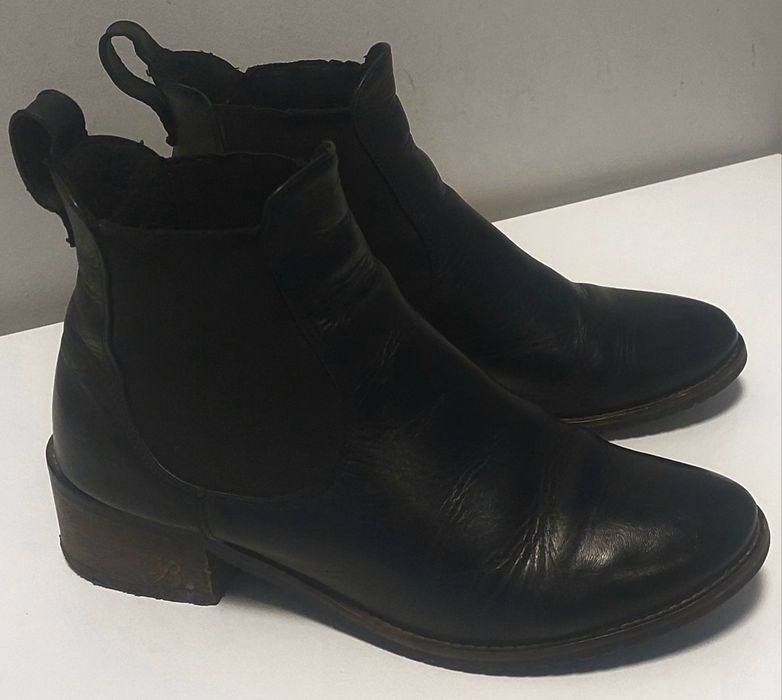 Błażej extra Sztyblety Botki  skóra naturalna roz 37 _ 24 cm