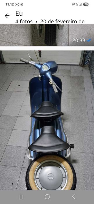 Vendo lambreta completamente restaurada