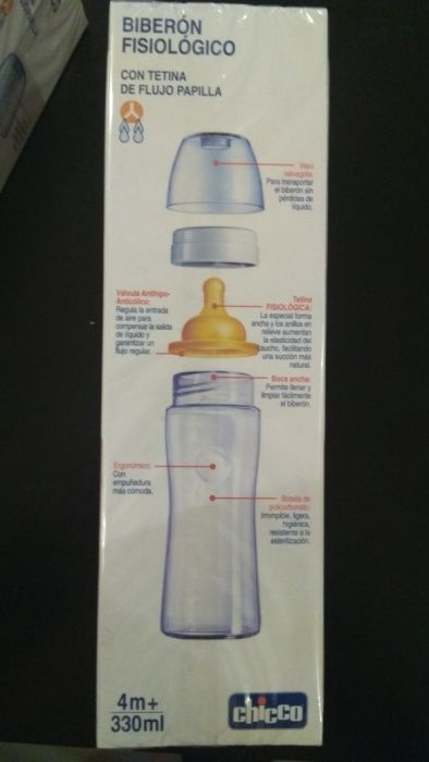 Biberão Chicco novo