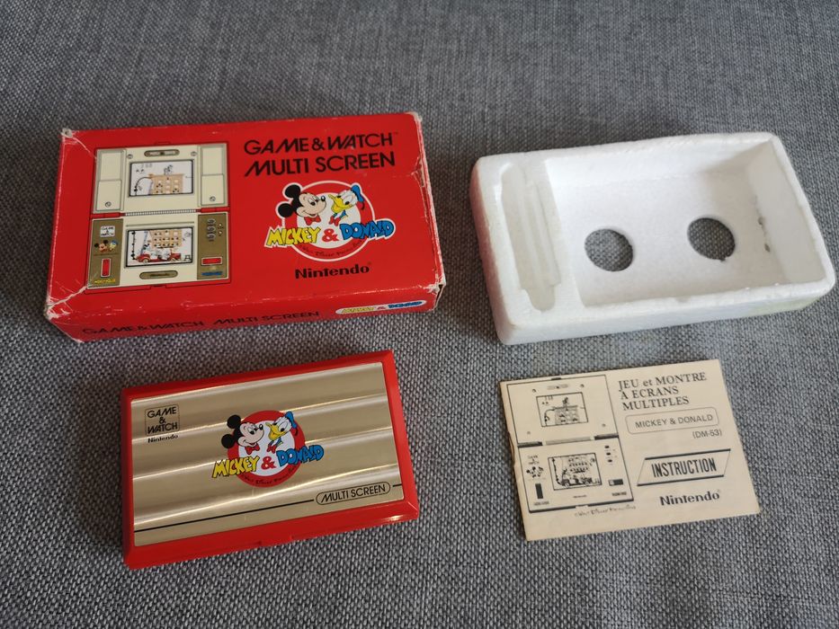 Konsola GAME & WATCH Mickey & Donald NINTENDO 1982 (dla kolekcjonera)