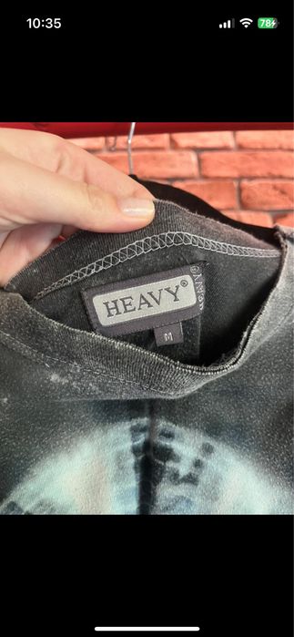 bluza grunge ciepła z bawełny tie dye