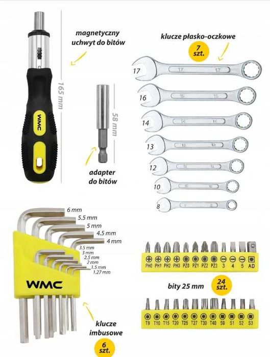 Szafka NARZĘDZIOWA wózek warsztatowy na kółkach z wyposażeniem 257 el