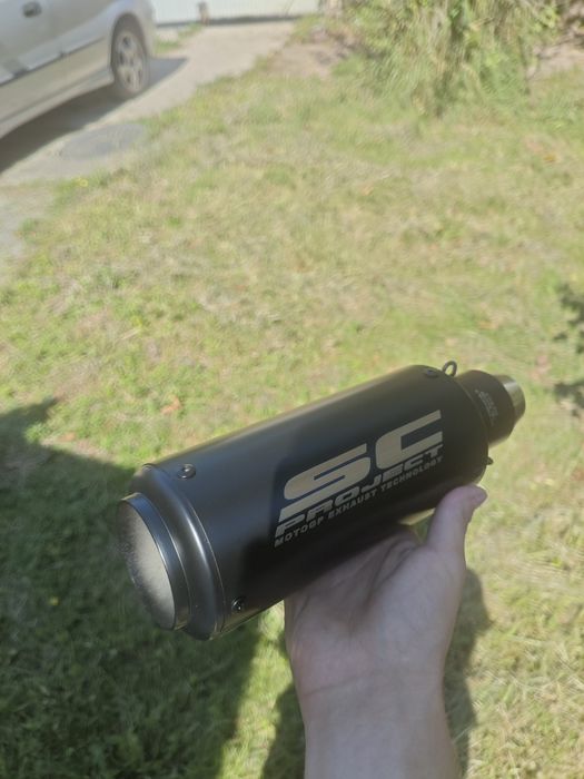 Прямоточний глушник sc project, прямоток вихлоп
