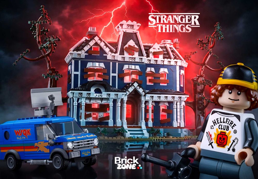 ‼️2593 деталей‼️ Конструктор Icons Stranger Things Creel House (11370)
