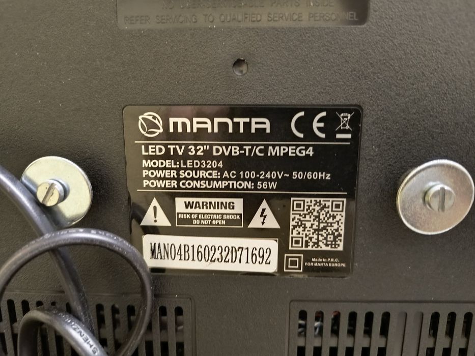 Telewizor Manta 32 cale jak nowy
