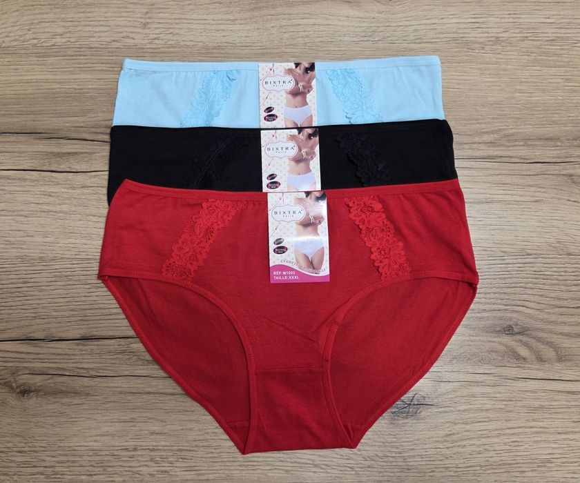 Majtki Damskie komplet 3sztuki 3XL