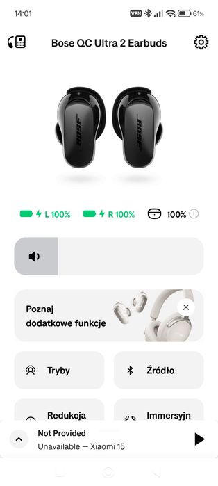 słuchawki Bose Quietcomfort Ultra Earbuds 2 gen.