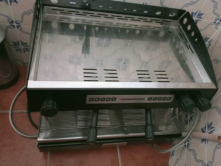 Máq de café Fiamma Caravel II + Moinho eléctrico