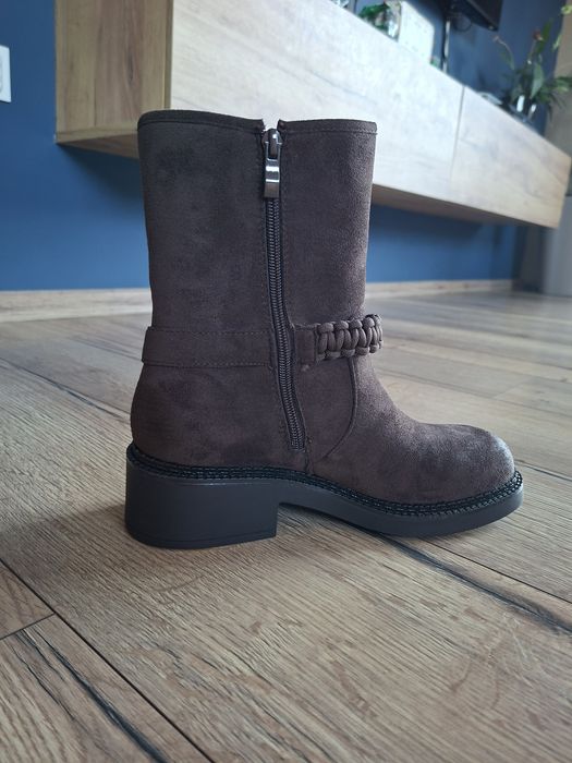 Botki NOWE zamsz