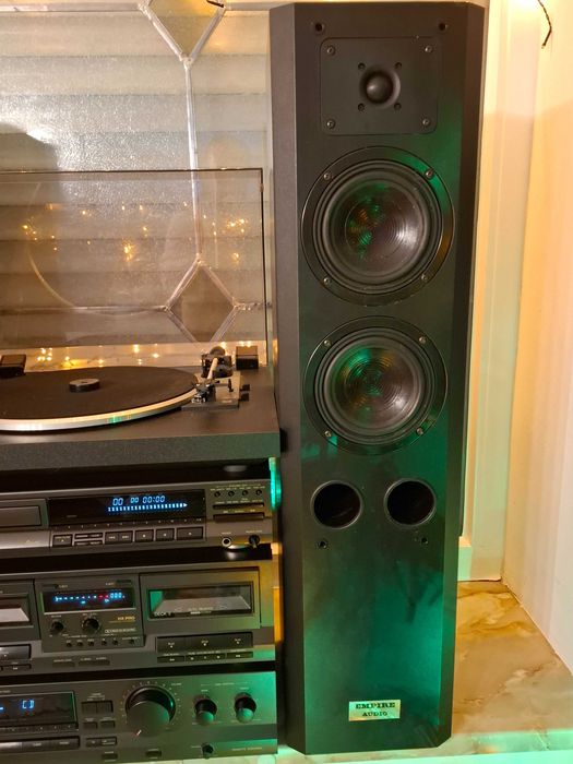 Wieża HiFi Stereo Technics + Kolumny Empire
