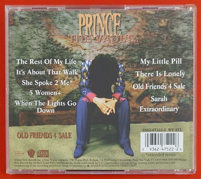 CD The Vault... PRINCE 4 Sale