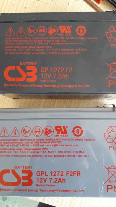 Аккумулятор AGM 12В 9Ачас B.B.Battery  (CSB HR1234 RBC17)