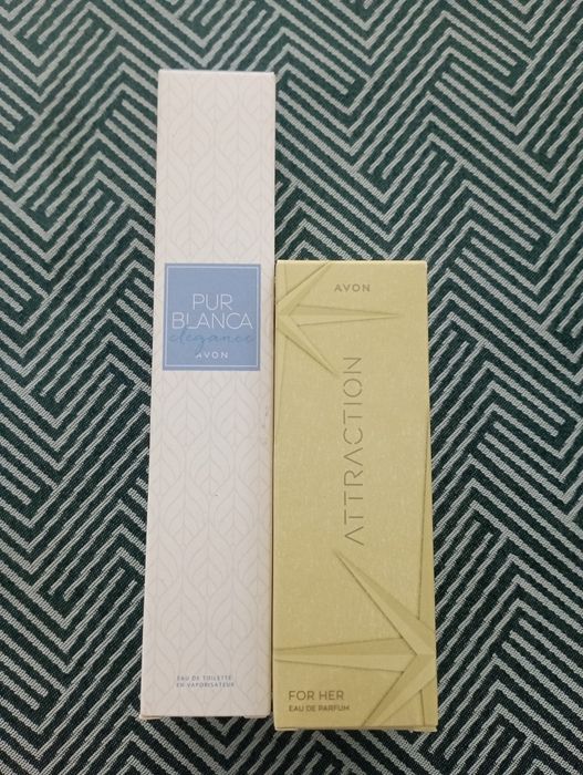 Zestaw perfum Avon Attracion 30ml + Pit Blanca Elegance 50ml