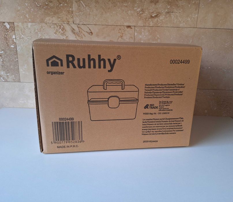 NOWY Duży organizer box XL na leki kosmetyki apteczka wielofunkcyjny