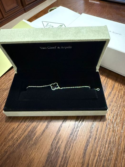 Van Cleef браслет золотр/срібло