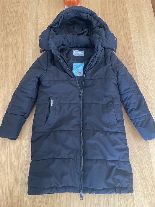 Kurtka zimowa lemon dziewczeca parka plaszcz puchowa 140