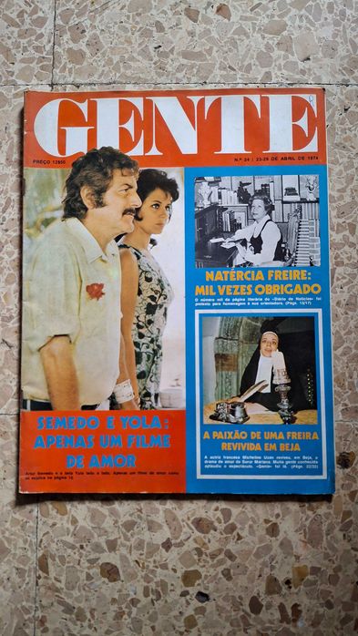 VINTAGE - Semanário GENTE (23-29 Abril 1974)