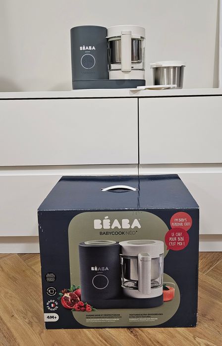 Пароварка-блендер Beaba Babycook Neo + контейнер для варіння круп