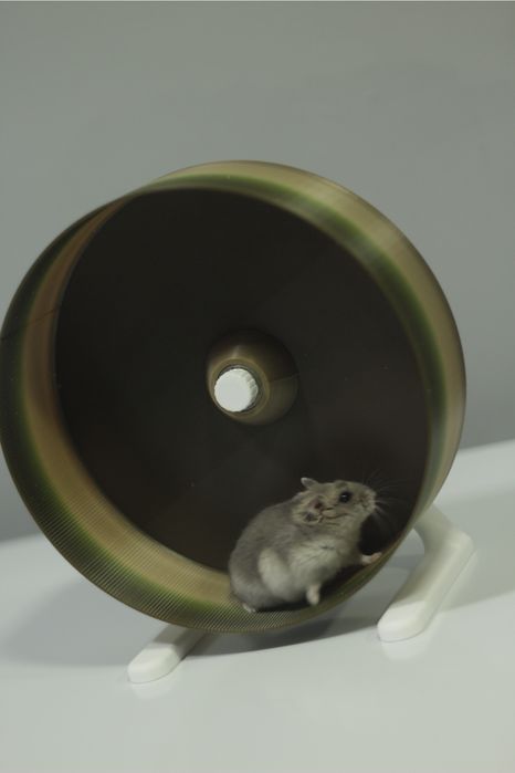 Бігове безшумне колесо для хом’яка (гризунів) 20 см (на 2 підшипниках)